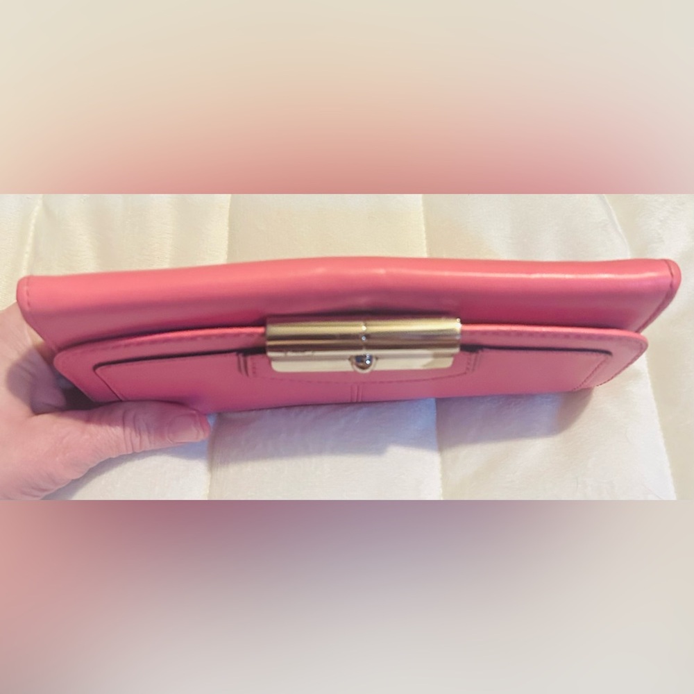 Coach Kristen  Pink Leather Wallet - Picture 13 of 13